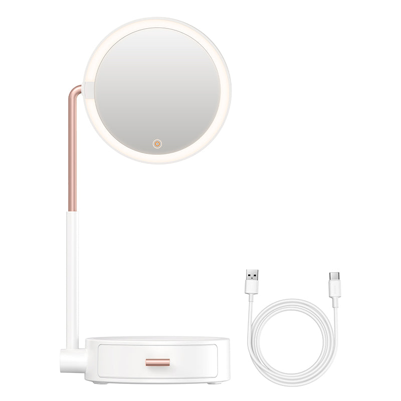 Baseus DGZM-02 Lighted Makeup Mirror with Storage Box