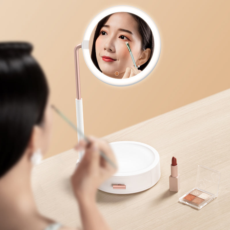 Baseus DGZM-02 Lighted Makeup Mirror with Storage Box