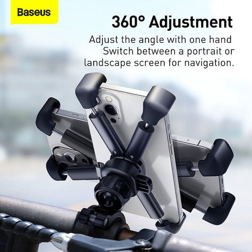 Baseus SUQX-01 Bicycle Smartphone Holder (Black)