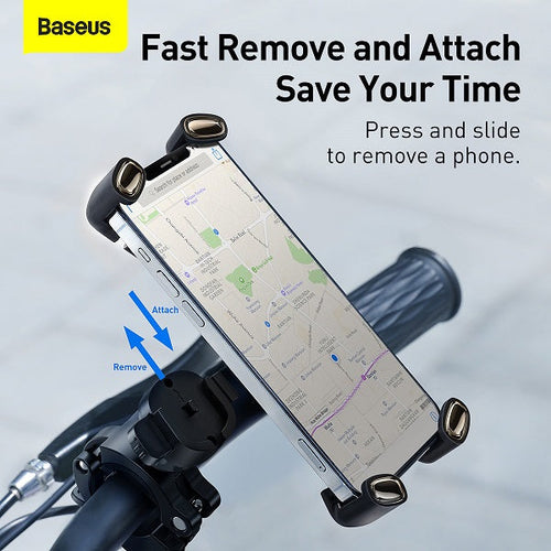 Baseus SUQX-01 Bicycle Smartphone Holder (Black)