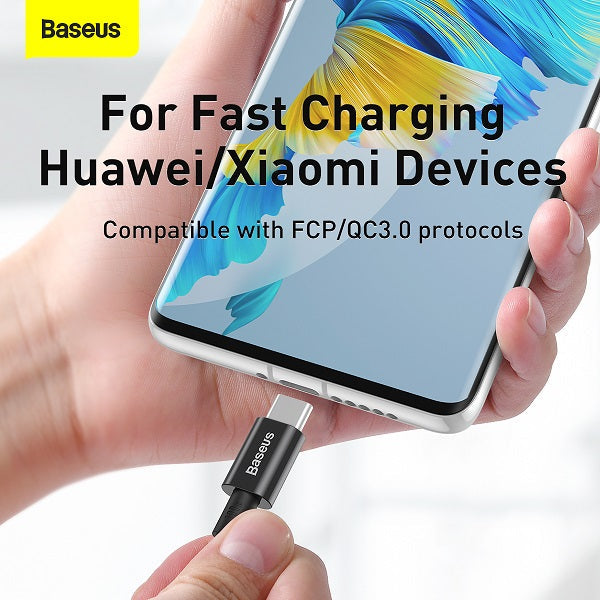 Baseus CATYS-B01 Type-C to Type-C Cable 100W 1M (Black)