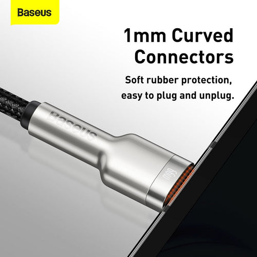 Baseus CAKF000001 USB to Type-C 66W Cable 0.25m Black