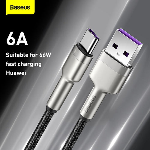 Baseus CAKF000001 USB to Type-C 66W Cable 0.25m Black