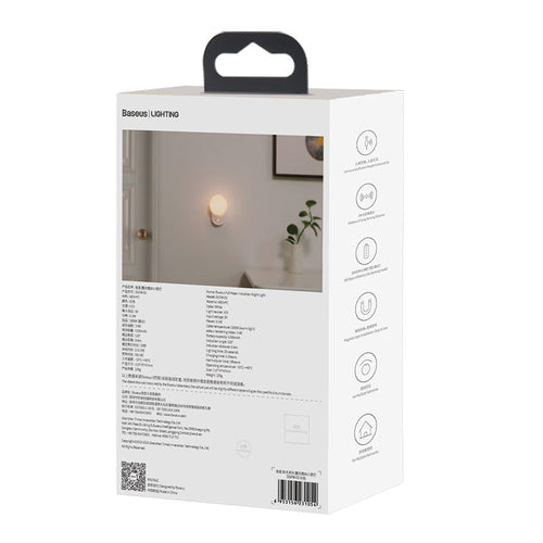 Baseus DGFM-02  Full Moon Sense Night Light [White]