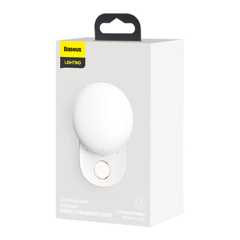 Baseus DGFM-02  Full Moon Sense Night Light [White]