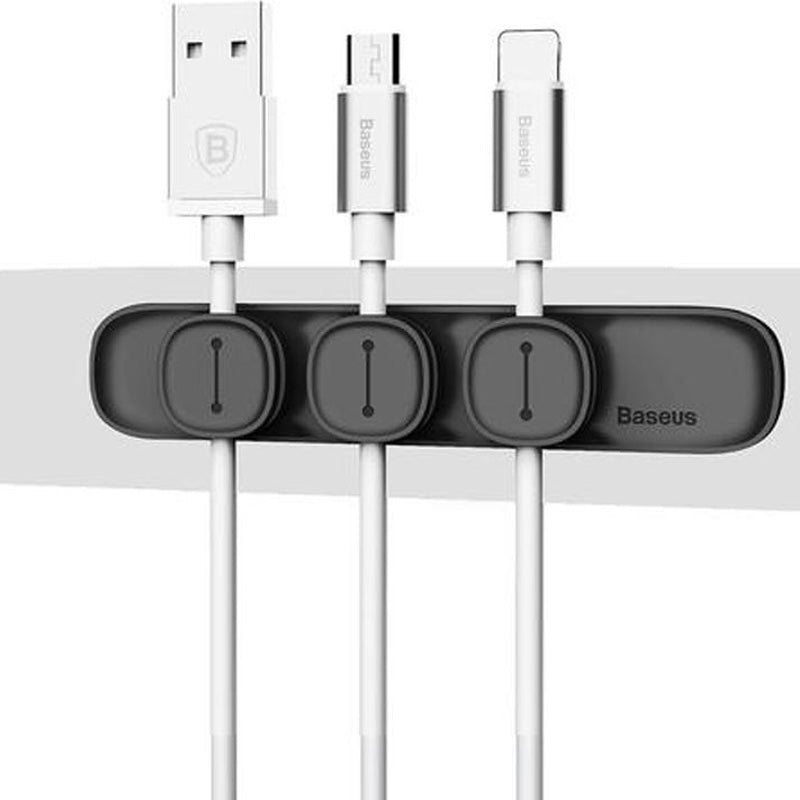 Baseus ACWDJ-01 Peas Cable Clip Black