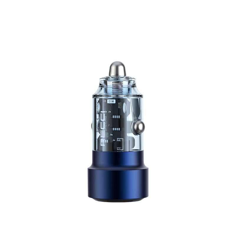 Recci RCC-N15 Journey 75w Car Charger, Clear