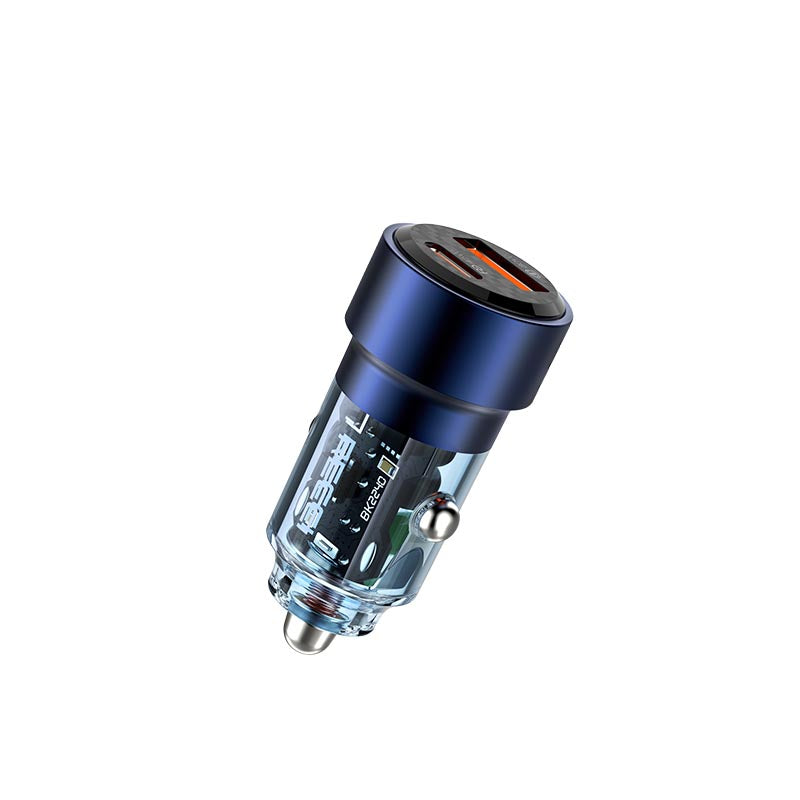 Recci RCC-N15 Journey 75w Car Charger, Clear