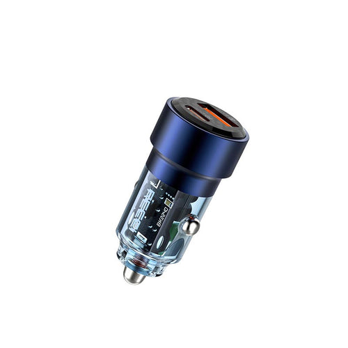 Recci RCC-N15 Journey 75w Car Charger, Clear
