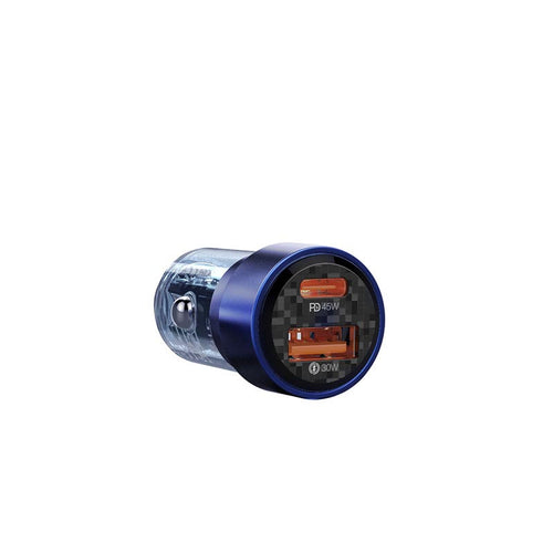 Recci RCC-N15 Journey 75w Car Charger, Clear