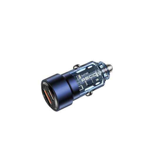 Recci RCC-N15 Journey 75w Car Charger, Clear