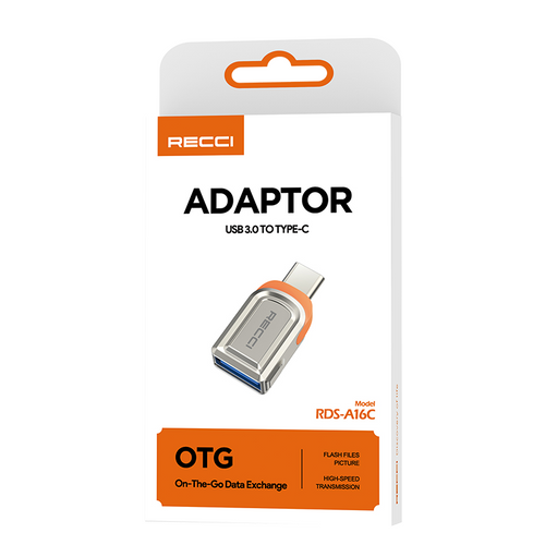 Recci RDS-A16C Type-C OTG Adapter USB 3.0