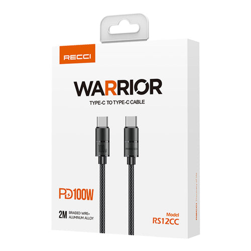 Recci RS12CC Warrior C to C Cable PD 100W