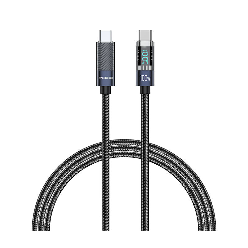 Recci RS16CC Crystal C to C Cable PD 100W