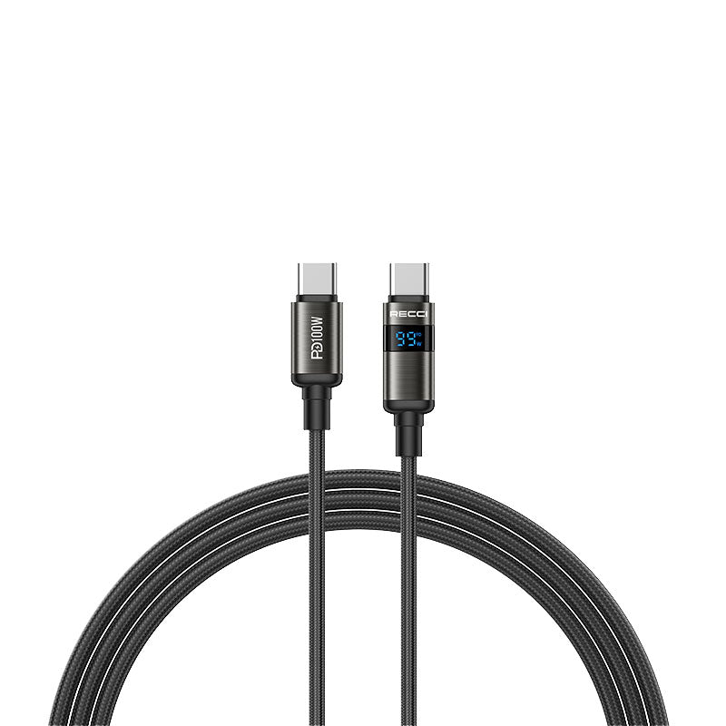 Recci RS32CC PD100W C-C Data Cable (1.5M) - Black
