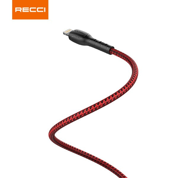 Recci RTC-N16C USB-A to Type C 3A Charging Cable 1M (Red)