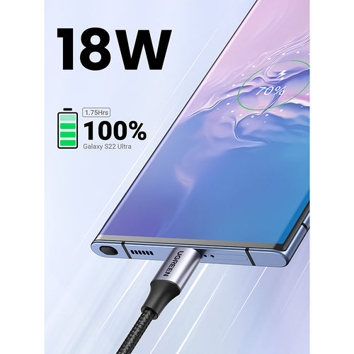 Ugreen US288 USB-C To USB-A 2.0 Cable 1M - Black