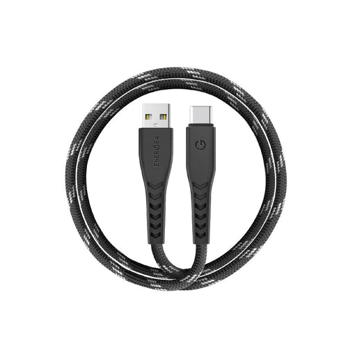 ENERGEA NYLOFLEX USB2.0 USB-A TO USB-C 3A CABLE 3M (Black)