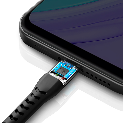 Energea Nyloflex USB2.0 USB-C TO USB-C 5A 1.5M (Black)