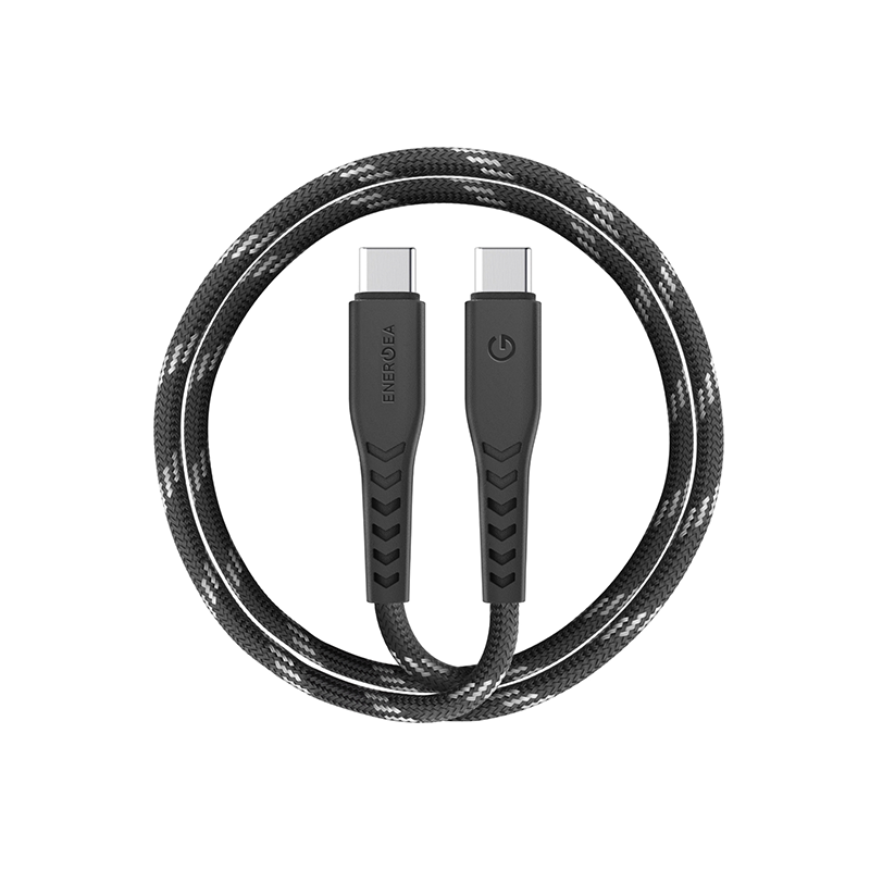 Energea Nyloflex USB2.0 USB-C TO USB-C 5A 1.5M (Black)
