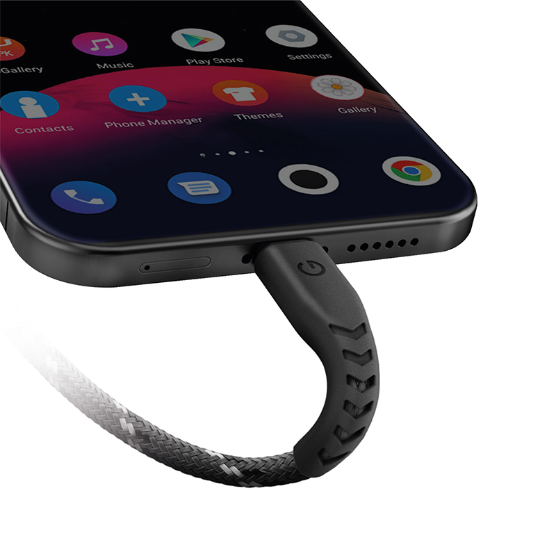 Energea Nyloflex USB2.0 USB-C TO USB-C 5A 1.5M (Black)