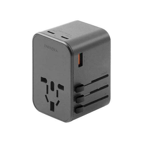 Energea TWA65-GUN Travel World Adapter 65W (Gunmetal)