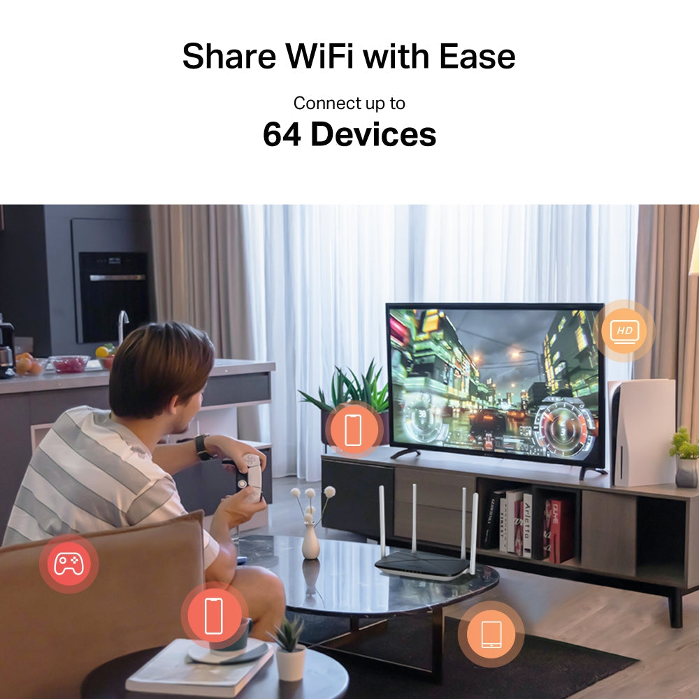 Mercusys MB135-4G AC1200 WiFi Dual Band 4G LTE Router