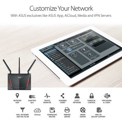 Asus RT-AC86U AC2900 Dual Band Gigabit WiFi Gaming Router