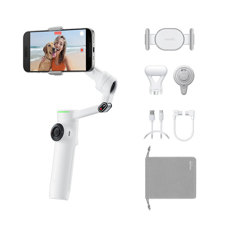 Insta360 Flow 2 Pro Summit White （未開封） Insta360 Flow 2 Pro Creator Bundle (Summit White) – Challenger