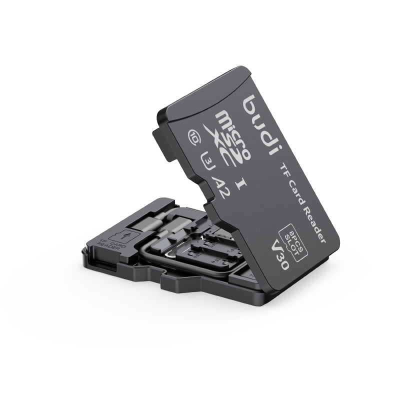 Budi CP580B TF Card Reader with TF Card Appearance