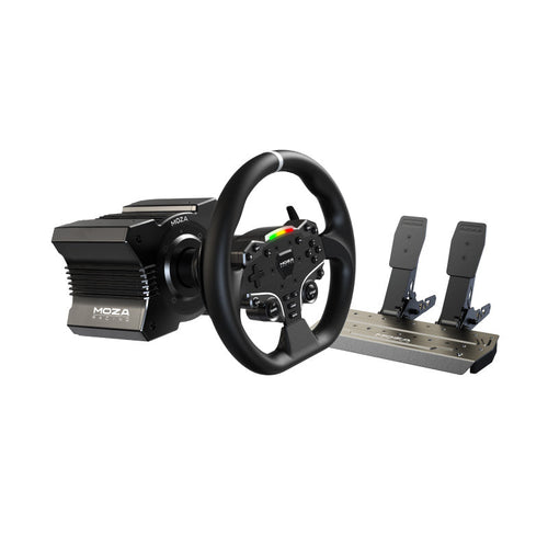 MOZA Racing R5 Bundle Racing Wheel and 2 Pedals for PC