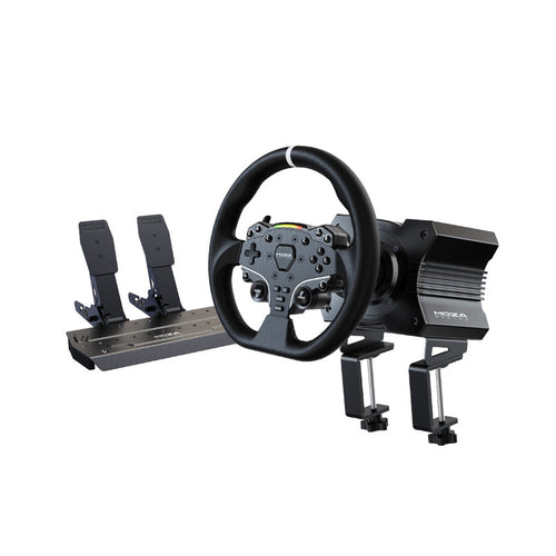MOZA Racing R5 Bundle Racing Wheel and 2 Pedals for PC