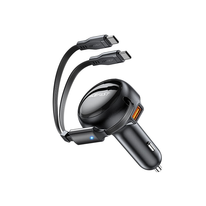 Acefast B13 53W 2-In-1 Fast Car Charger.