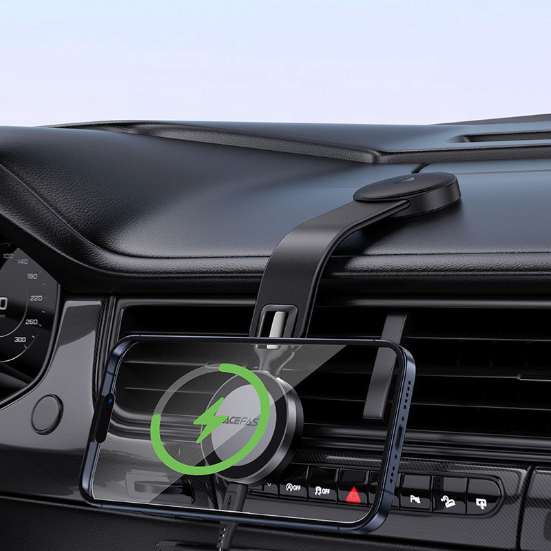 Acefast D37 Magnetic Wireless Charging Car Holder