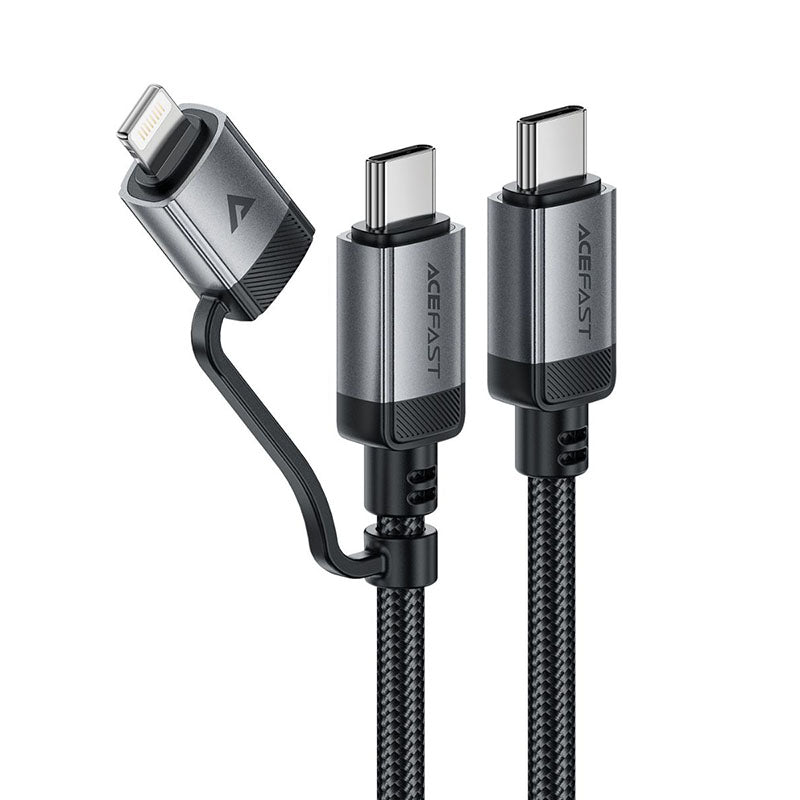 Acefast C20-01 USB-C to Lightning / USB-C Charging Data Cable 1.2M