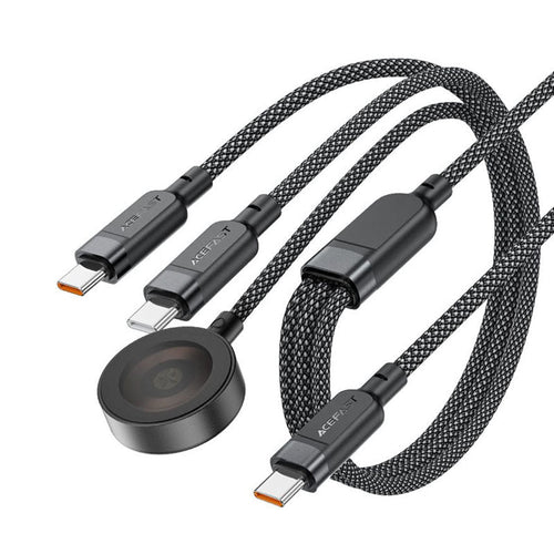 Acefast C6-11 3-in-1 100W Charging Data Cable with Wireless Charger