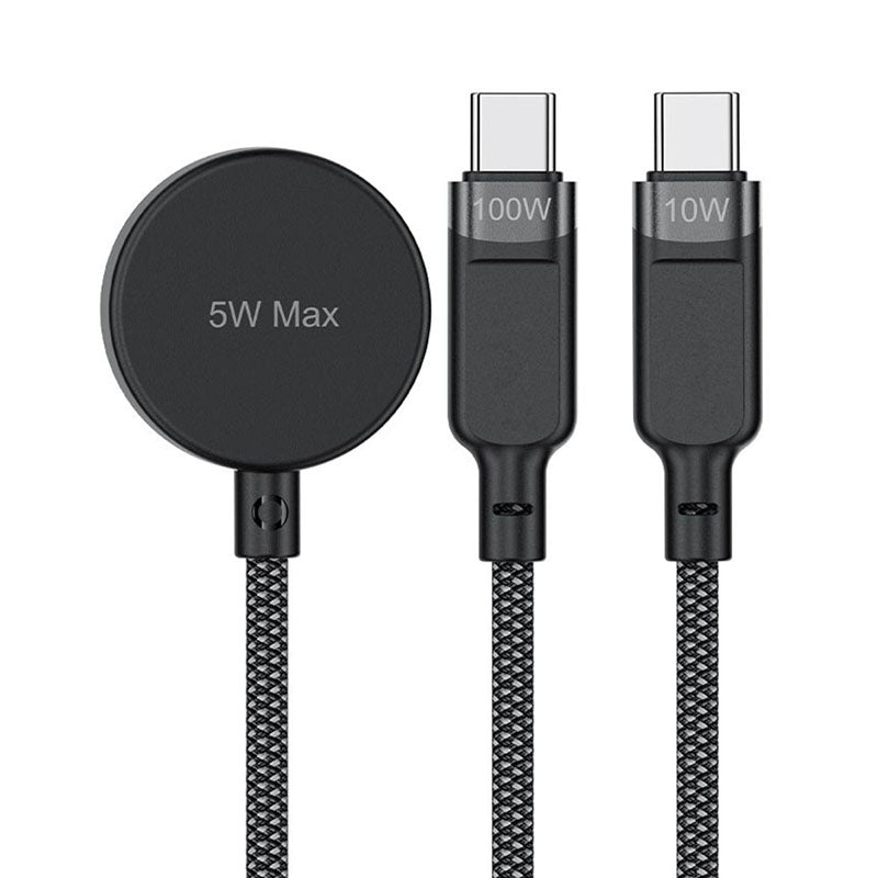 Acefast C6-11 3-in-1 100W Charging Data Cable with Wireless Charger