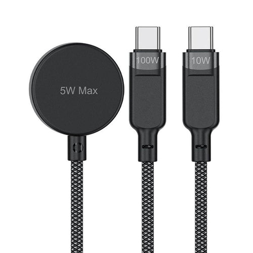 Acefast C6-11 3-in-1 100W Charging Data Cable with Wireless Charger