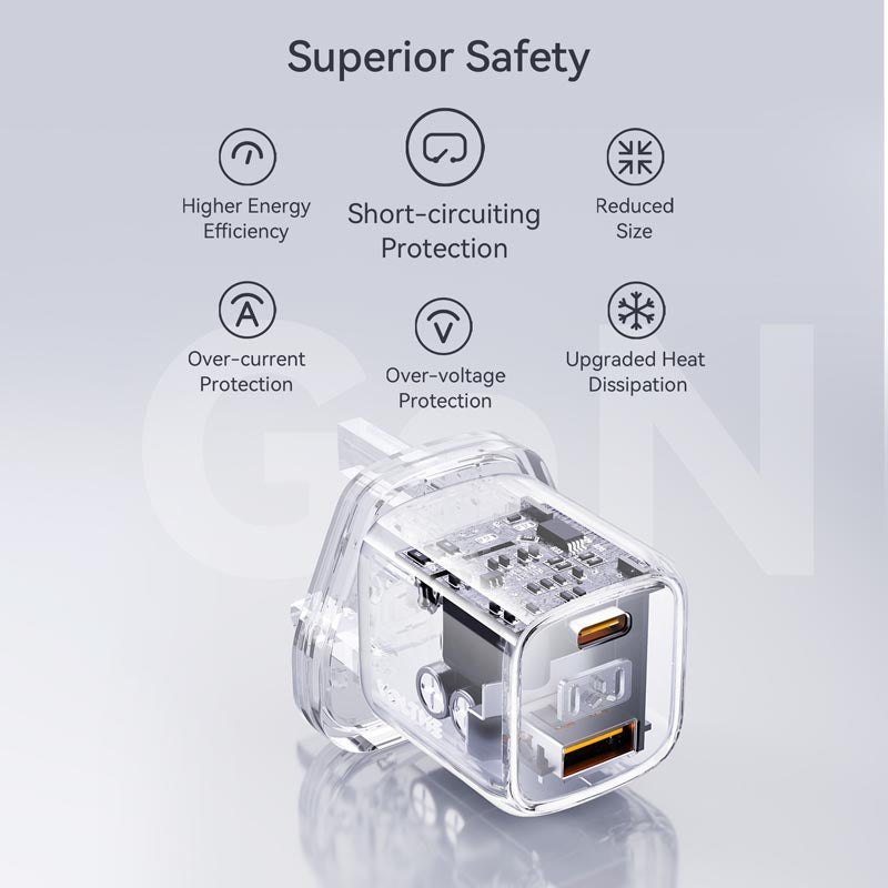 Voltme Revo 30 30W 1A+1C Wall Charge (White)