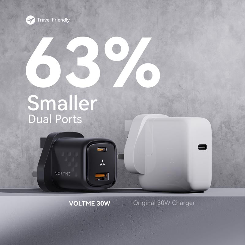 Voltme Revo 30 30W 1A+1C Wall Charge (White)