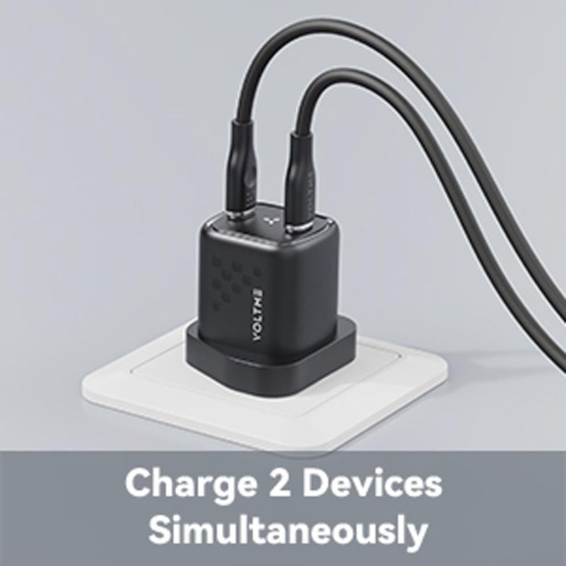 Voltme Revo 30 30W Duo C Wall Charge (Black)
