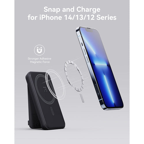 Voltme MagPak 5K MagSafe Magnetic Wireless Power Bank (Charcoal)