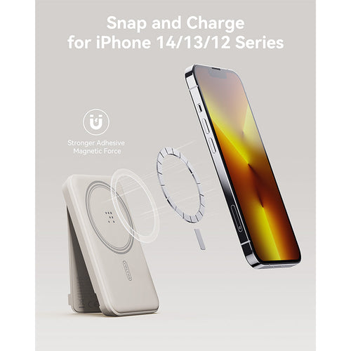 Voltme MagPak 5K MagSafe Magnetic Wireless Power Bank (Grey)