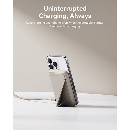 Voltme MagPak 5K MagSafe Magnetic Wireless Power Bank (Grey)