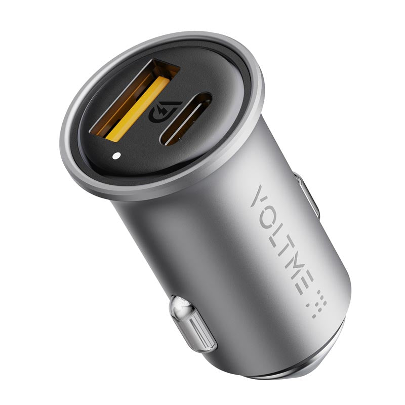 Voltme Cazo 20W 1C+1A Car Charge (Silver)