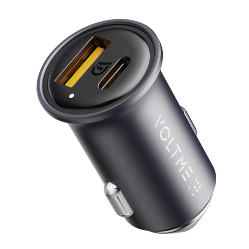 Voltme Cazo 20W 1C+1A Car Charge (Grey)