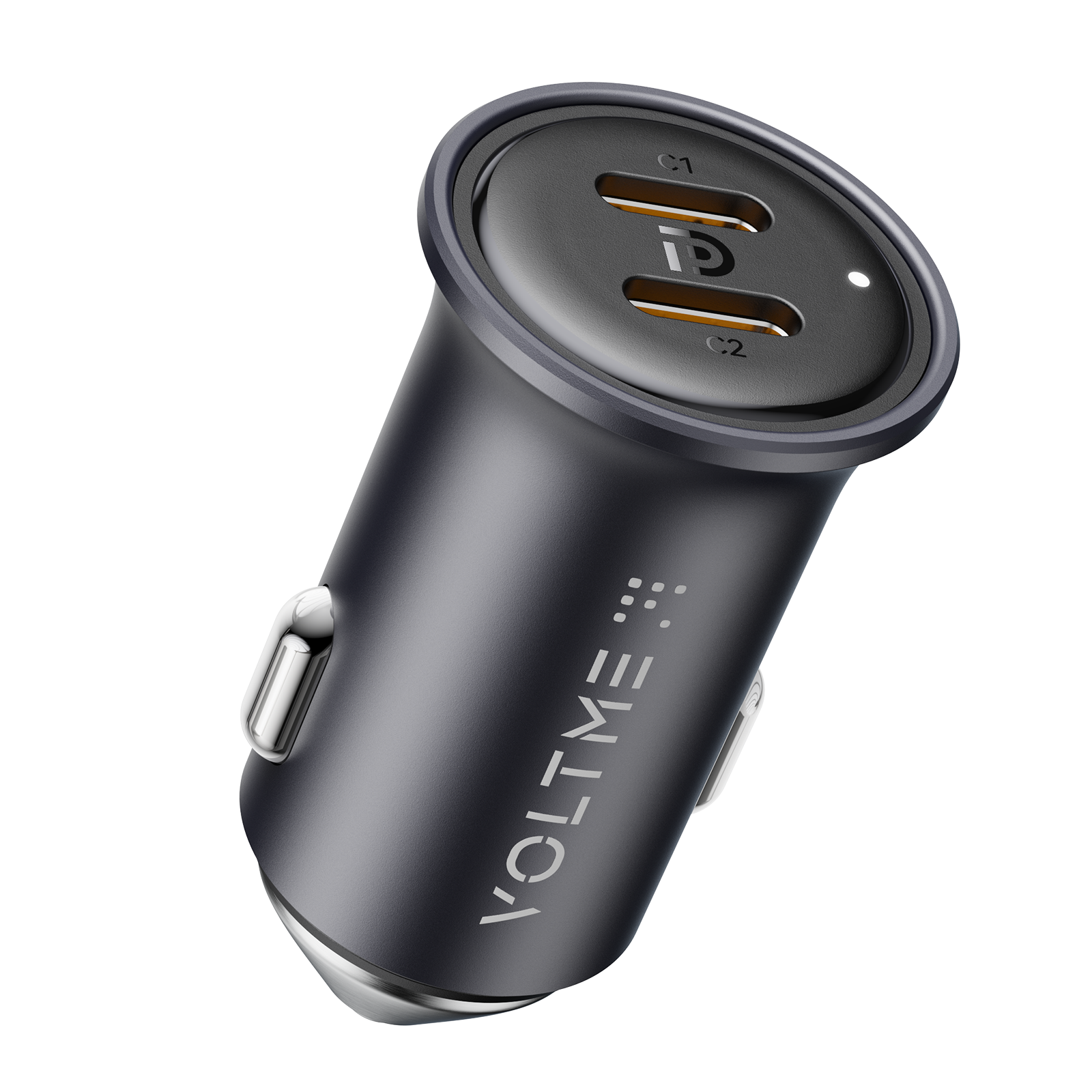 Voltme Cazo 20W Duo C Car Charge (Grey)
