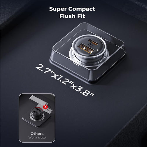 Voltme Cazo 30W 1C+1A Car Charge (Grey)
