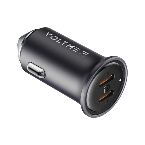 Voltme Cazo 30W Duo C Car Charge (Grey)