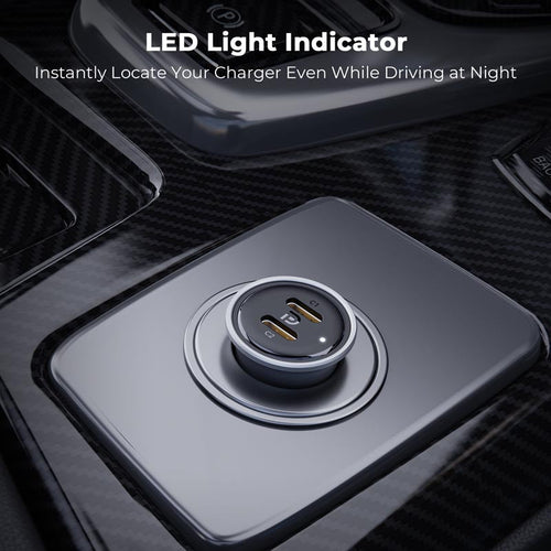 Voltme Cazo 30W Duo C Car Charge (Grey)